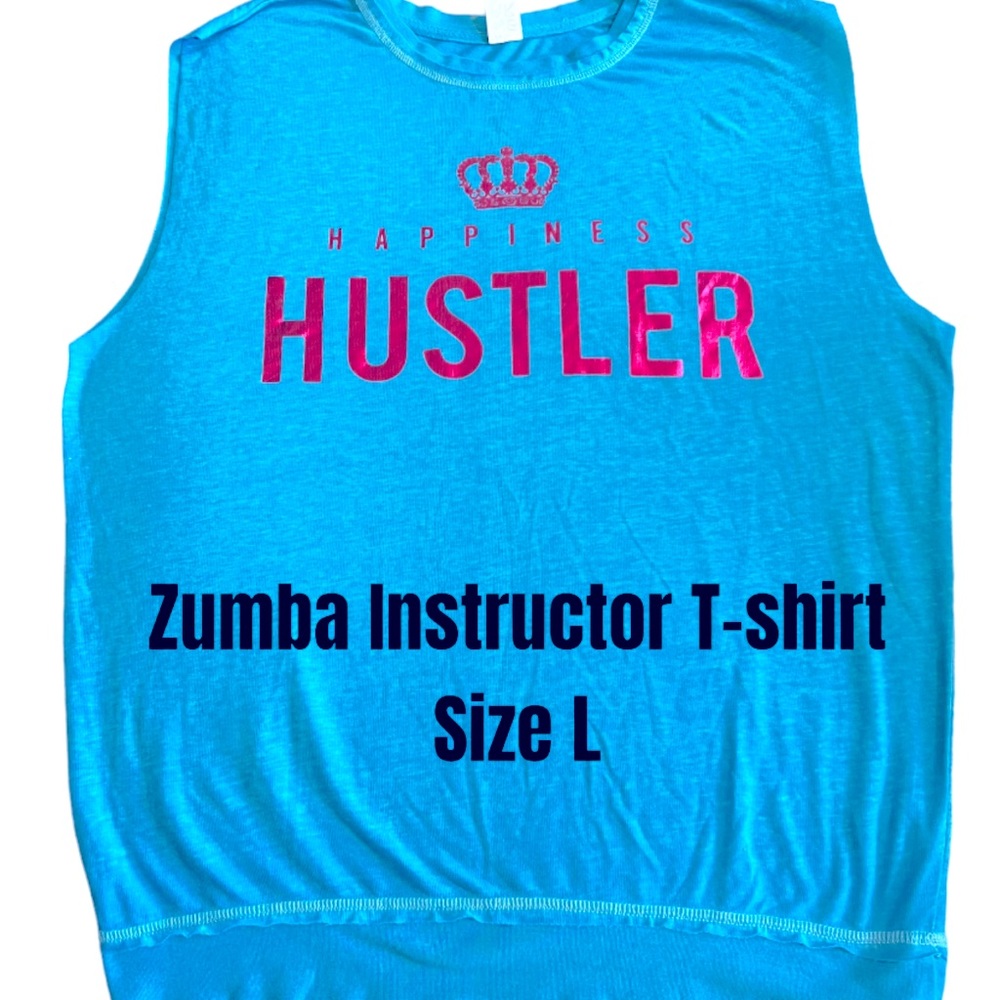 Zumba Fitness brand Instructor T-shirt; size L